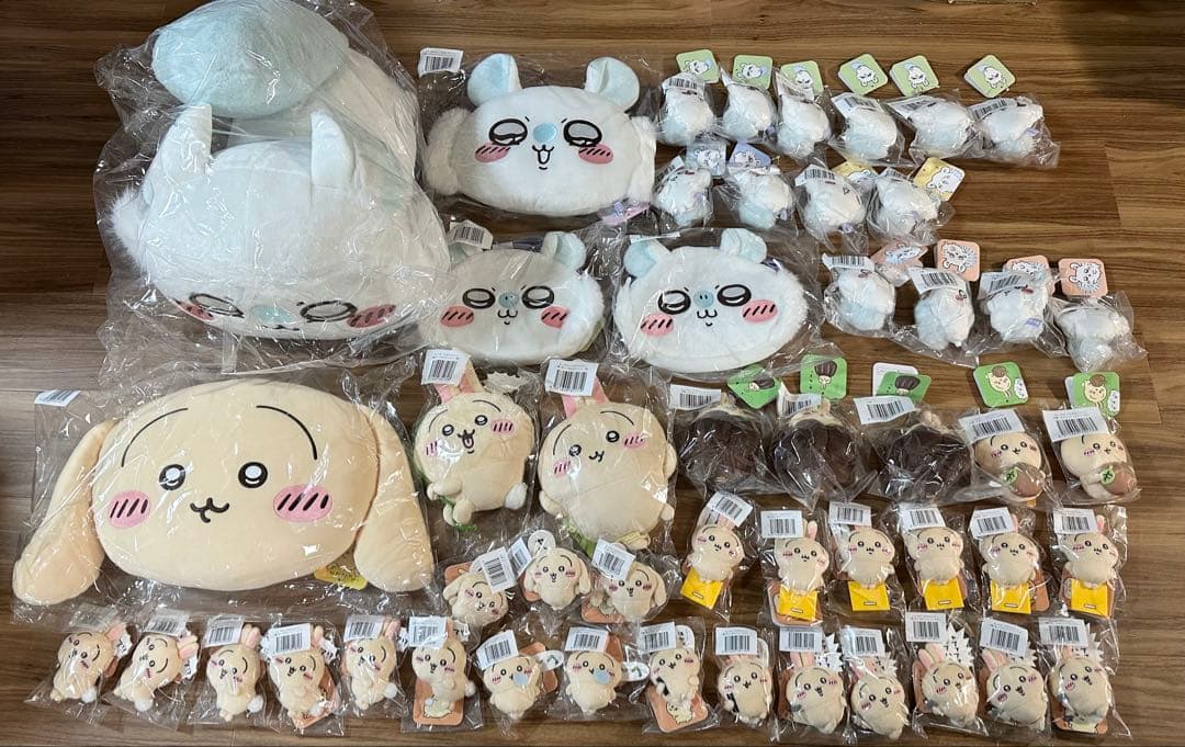 ちいかわ うさぎ モモンガ だらけくじ　50点セット ちいかわ 褒めろッ モモンガだらけくじ - ちいかわマーケット ちいかわ