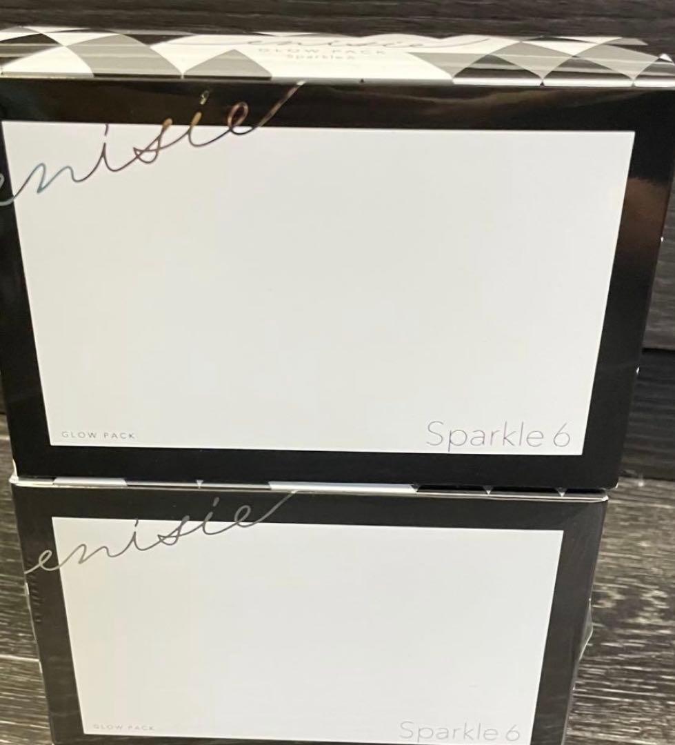 2箱「正規品」新品エニシーグローパック スパークル ブラック1箱6回分✖︎2