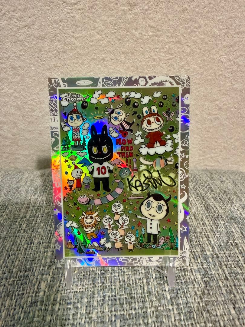 け*ん様 topps Labubu chrome TM01 箔サイン