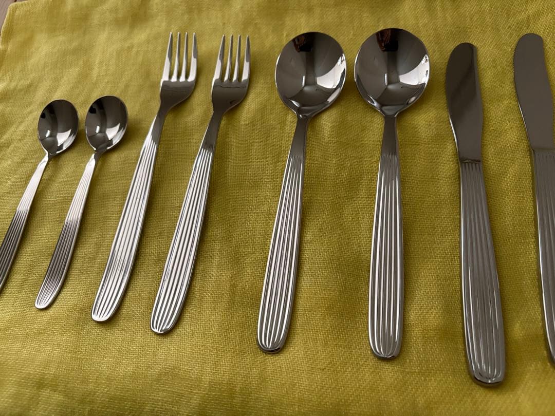 【ミツ】 Scandia ステンレスカトラリーセット イッタラ iittala スカンディア カトラリー 24点セット スプーン