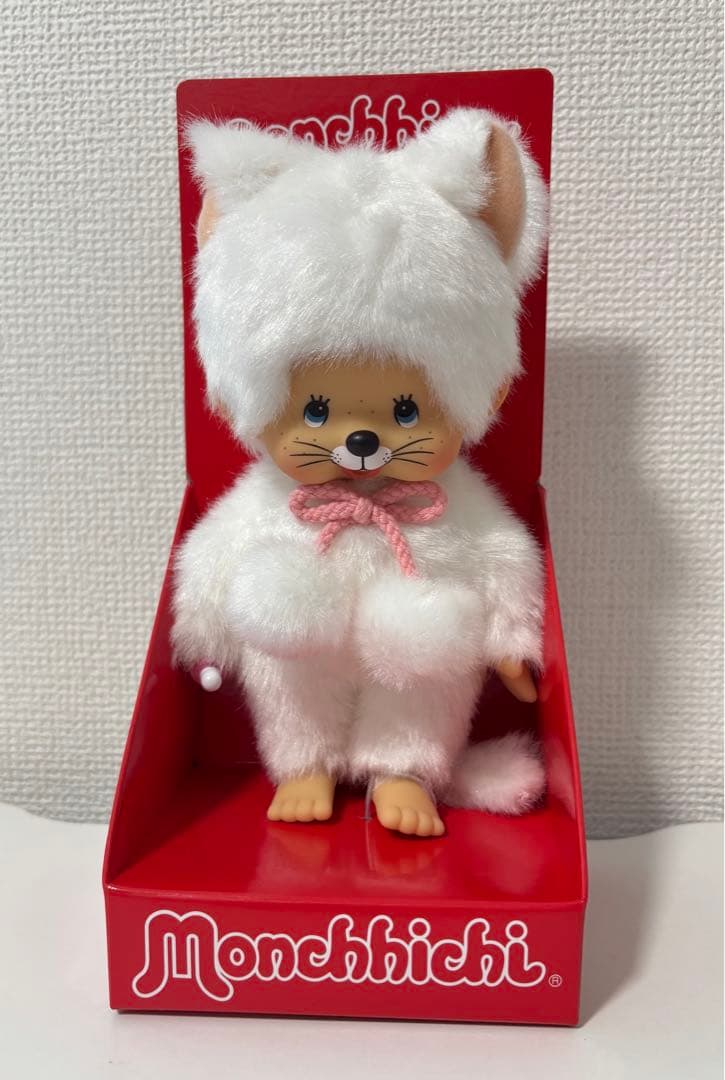 【即日発送】海外限定　EU モンチッチ　白い猫　ホワイトキャット