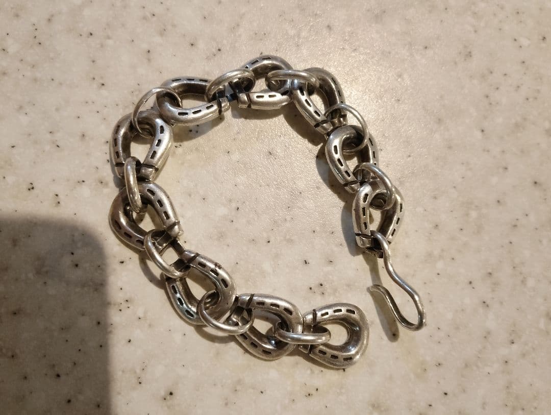 す*し様 総重量　47.8g　DRY BONES オールシルバーオールドホースシ