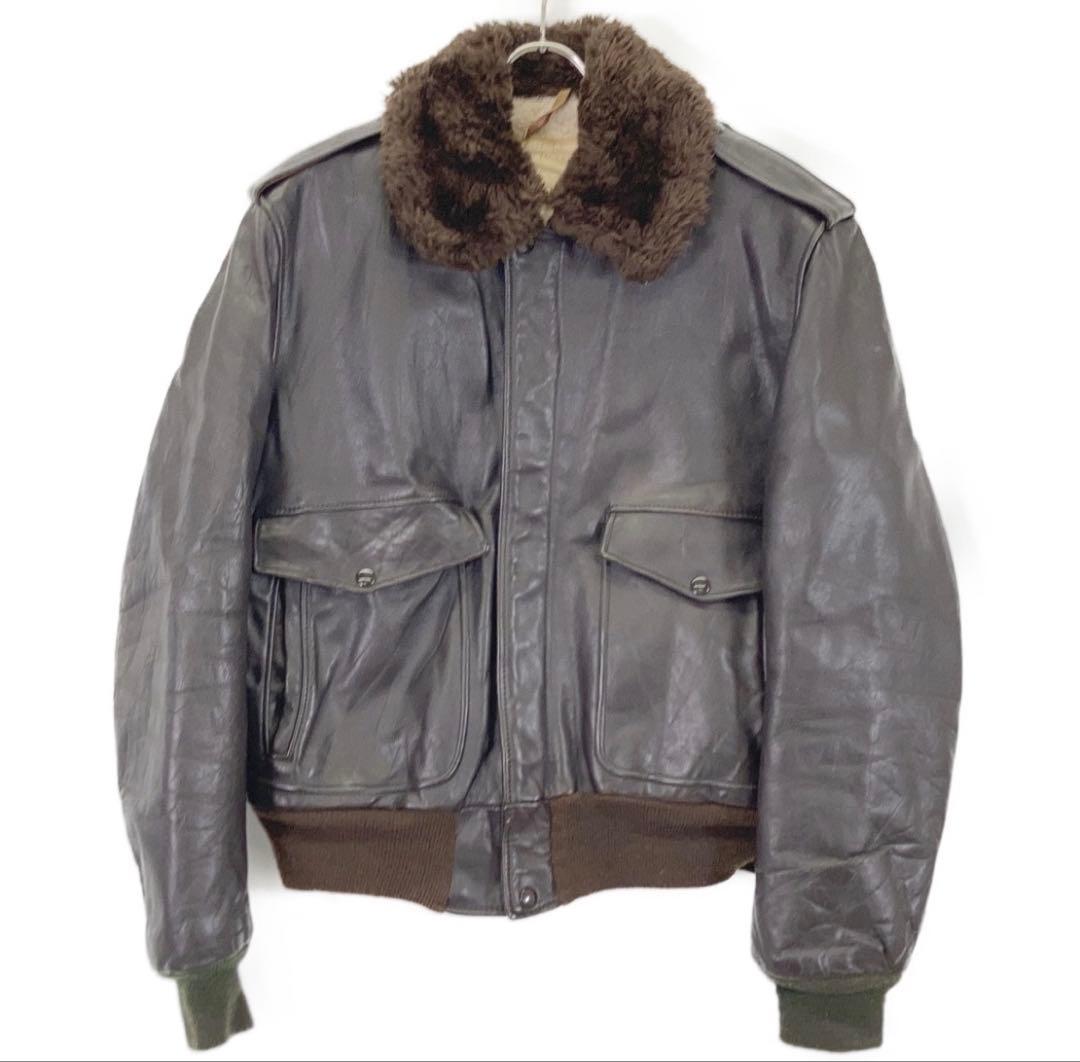 ショット 70-80s TALONジップ G-1フライトジャケット 42 Schott N.Y.C（ショット） SCHOTT 70-80s 1-S-674-M-S TALONジップ G-1