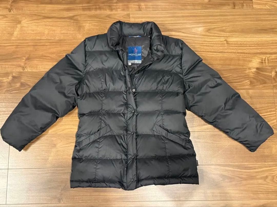 MONCLER ブラック ダウンジャケット 42 レディース モンクレール レディース ダウン MONCLER ブランド ダウンジャケット