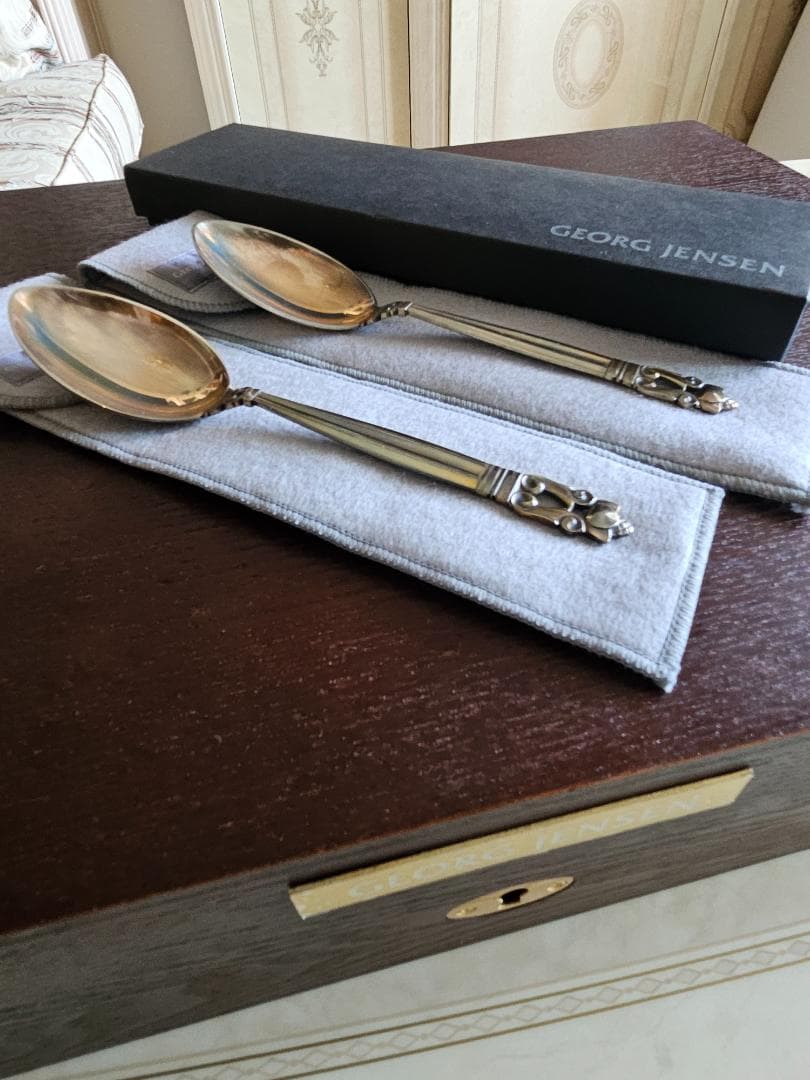  ジョージジェンセンACORN スプーン 2本セット