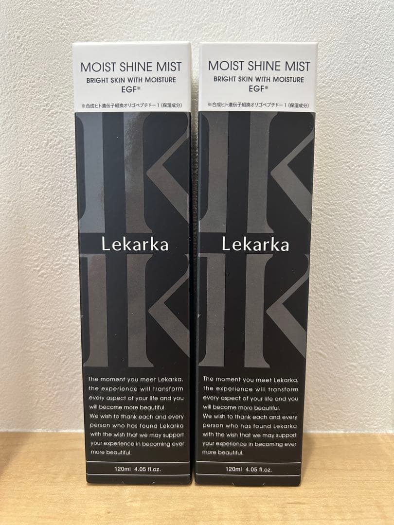 【2本セット、新品未使用】 レカルカ ブライトリーモイストシャインミスト　化粧水