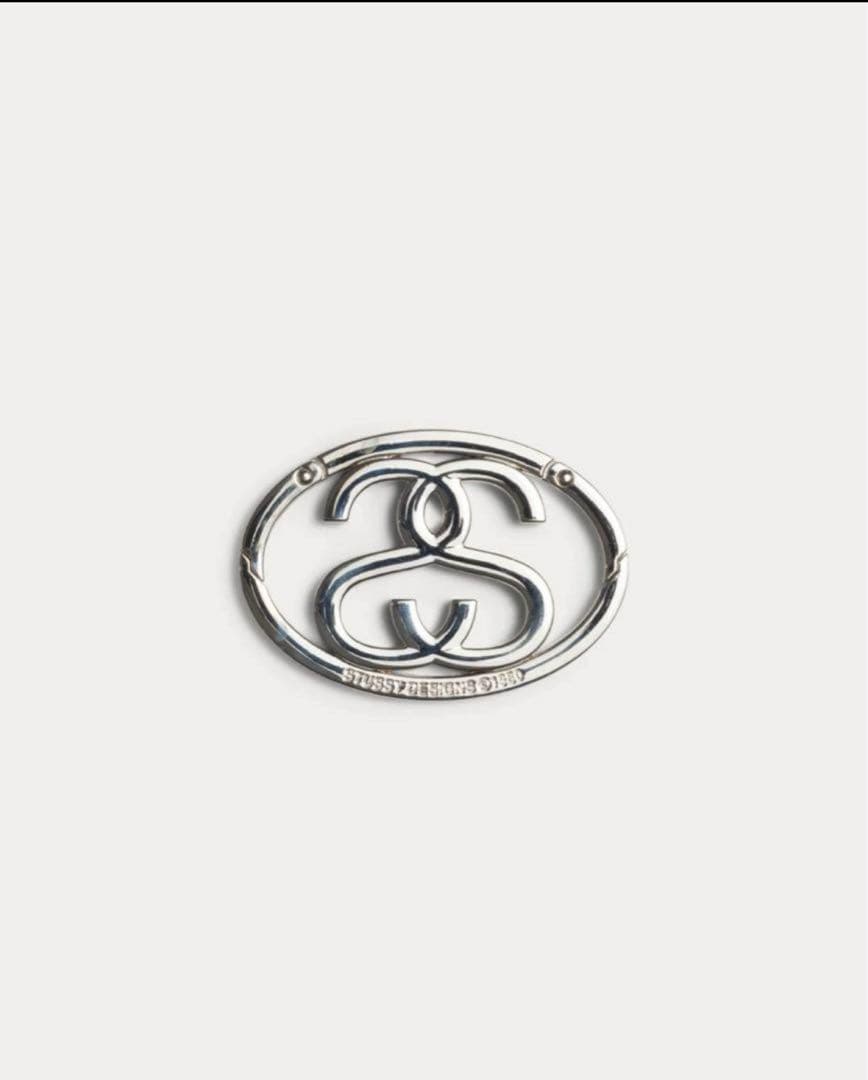 新品未使用品　STUSSYカラビナシルバー