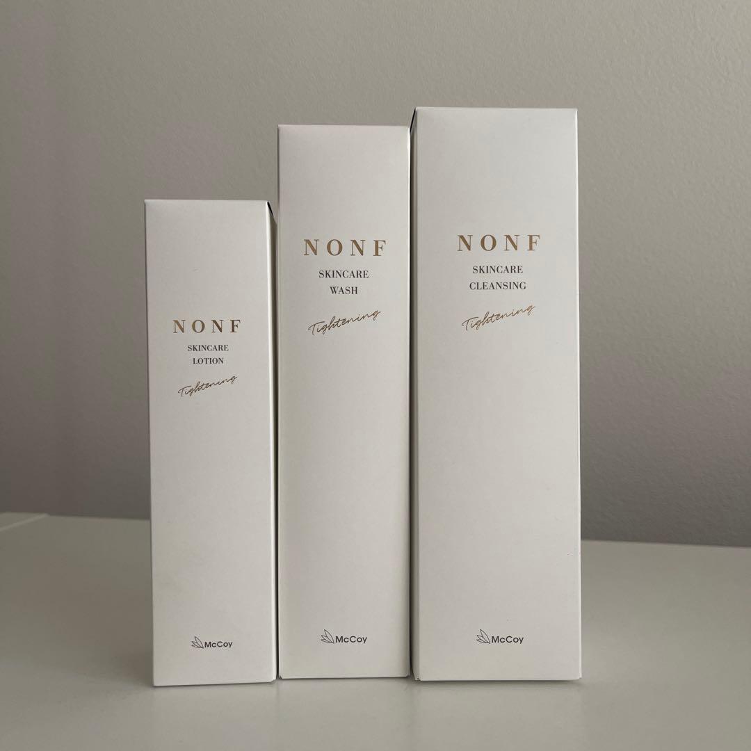 NONFスキンケア クレンジング & ウォッシュ & ローション　セット