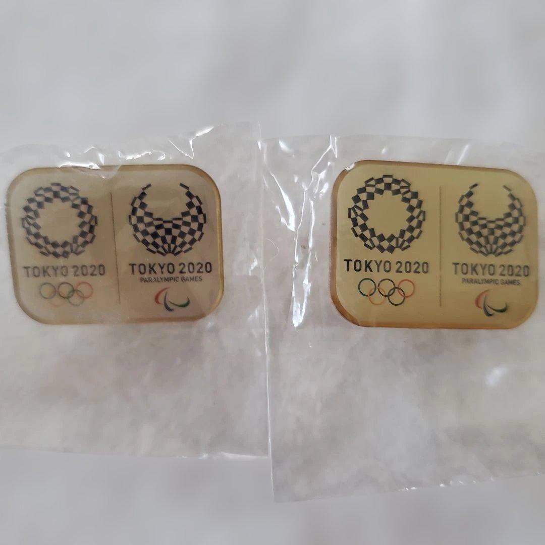 東京2020オリンピック・パラリンピック ピンバッジ 2個 - メルカリ