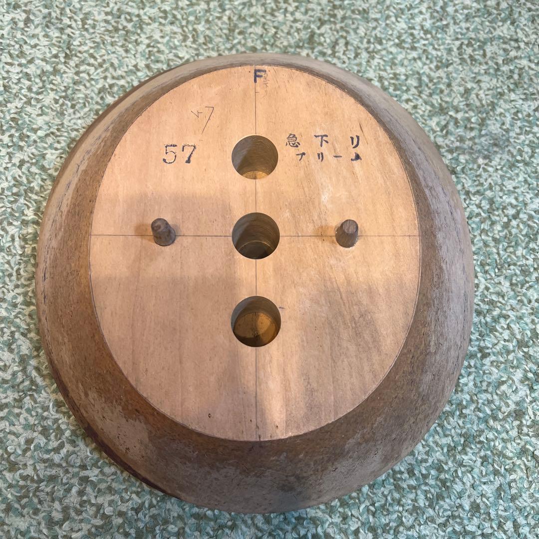 帽子作製用　急下りブリム ボーダーと単色のコンビカラーのつば広帽子【PL1753】ブリム（つば