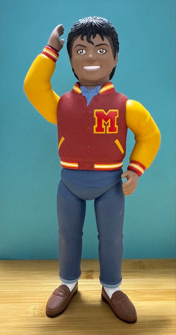 マルサン　マイケルジャクソン　スリラー　ソフビ　マスクなし　絶版貴重