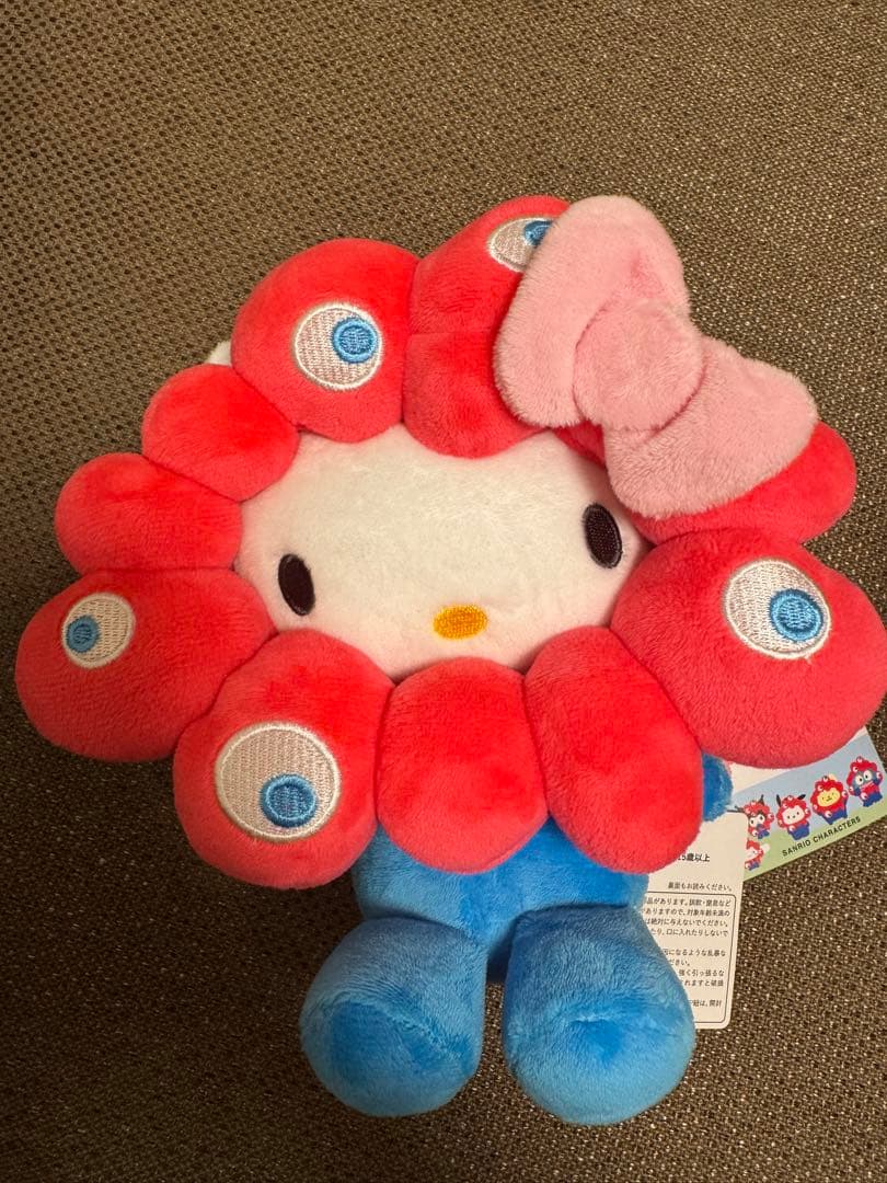 大阪万博 ミャクミャク サンリオ ぬいぐるみ キティ Mサイズ【最終値下げ】