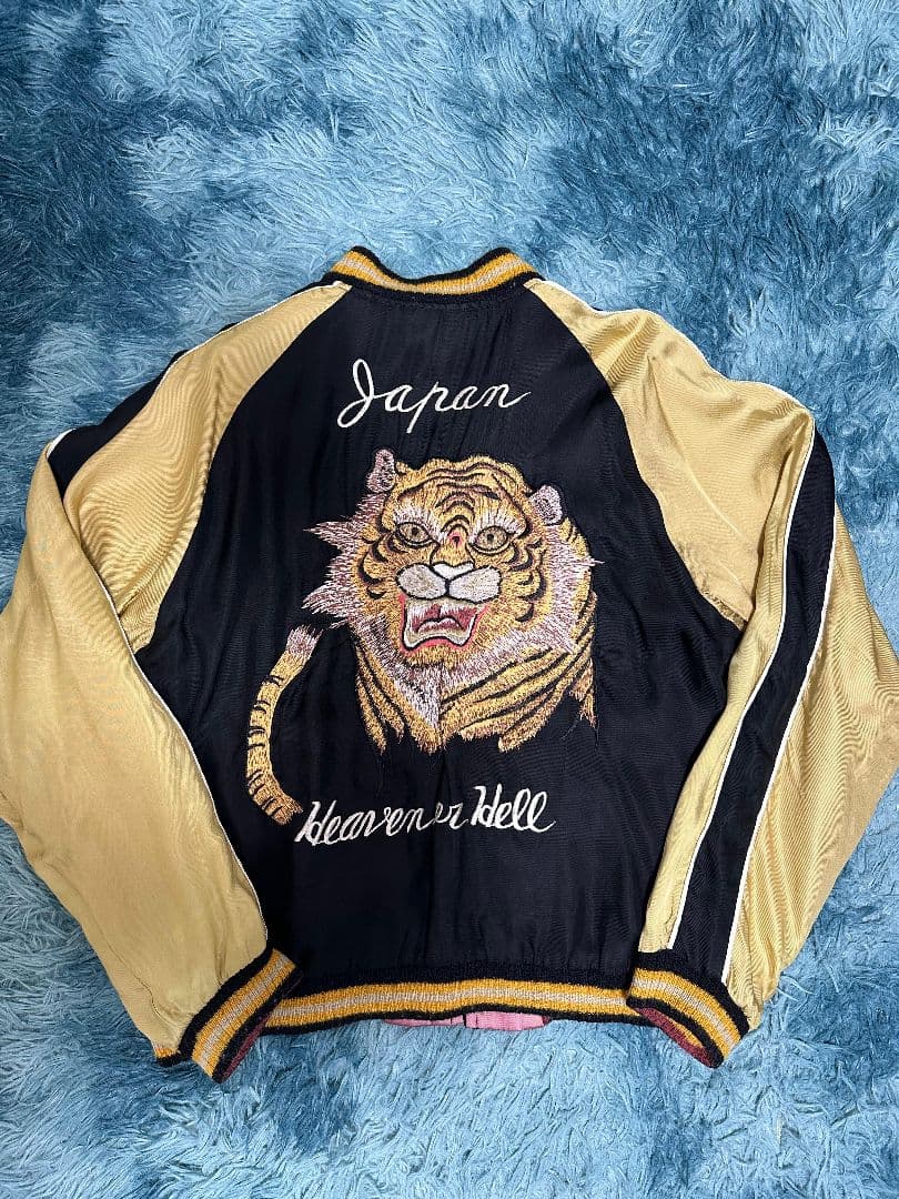 テーラー東洋 港商 虎×龍鷹 日本地図 小栗 旬着用スカジャン