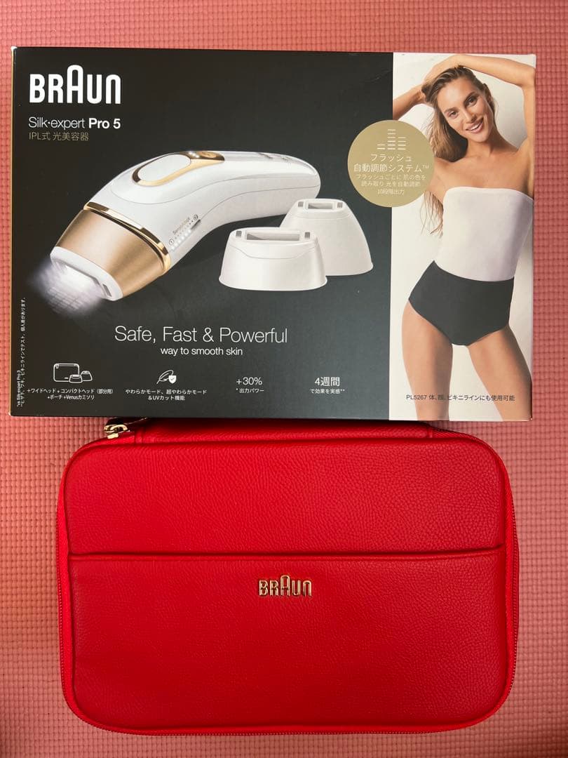 Braun 家庭用脱毛器/顔・VIO可能