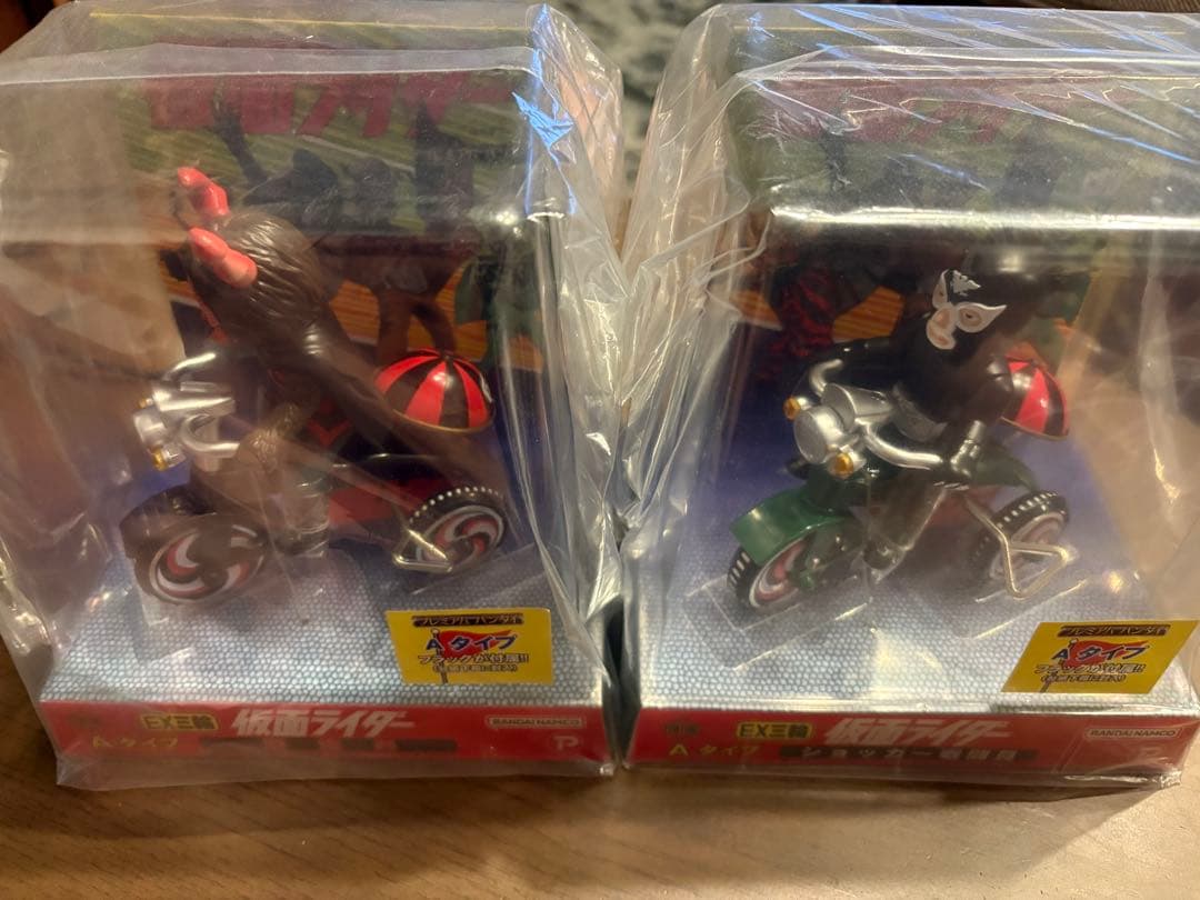 EX三輪車 仮面ライダー　蜘蛛男　ショッカー戦闘員　Aタイプ 仮面ライダー旧1号、旧2号、蜘蛛男、ショッカー戦闘員が、ソフビ