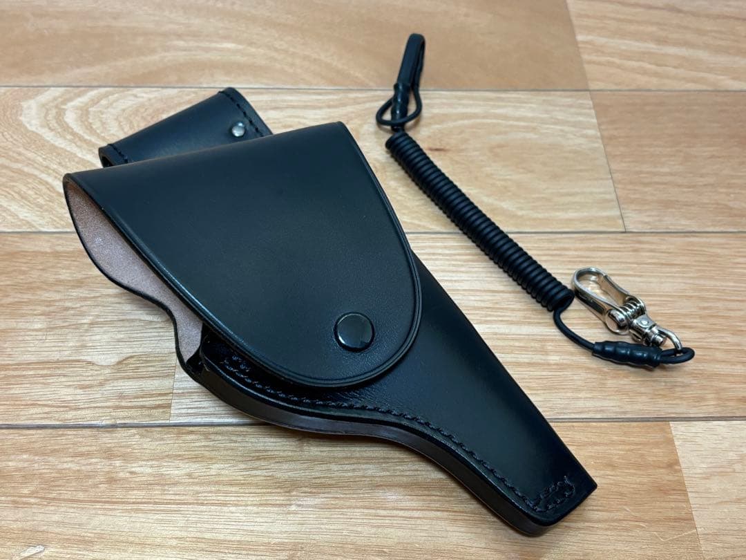 2点セット 警察 ホルスター 本革製 ニューナンブ サクラ 銃 分割型 調整板付