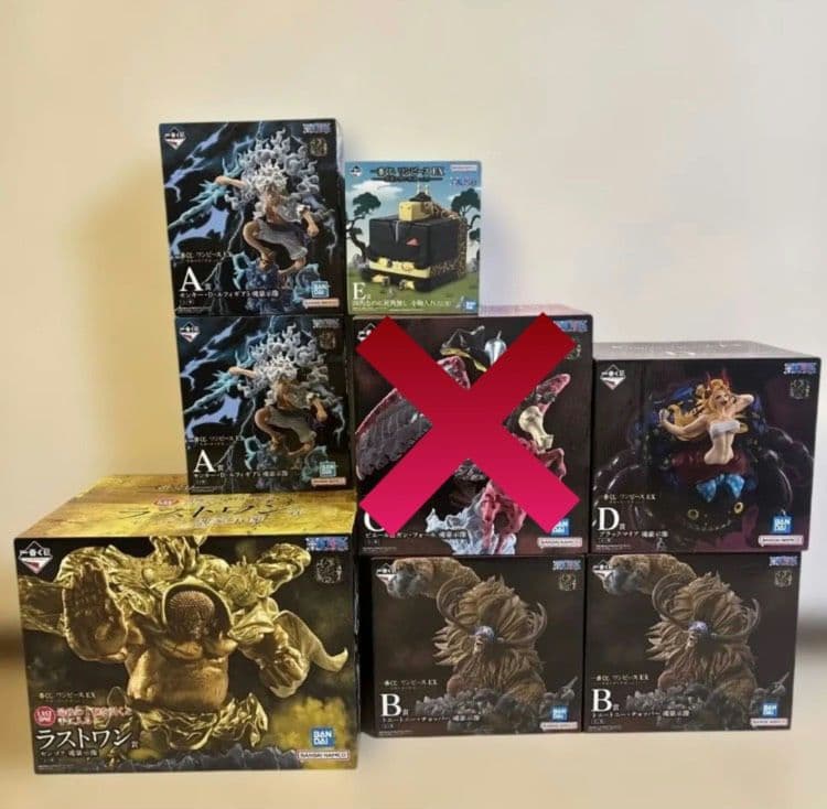 一番くじ ワンピース EX 悪魔を宿す者達 フィギュア7点セット おまけ付き