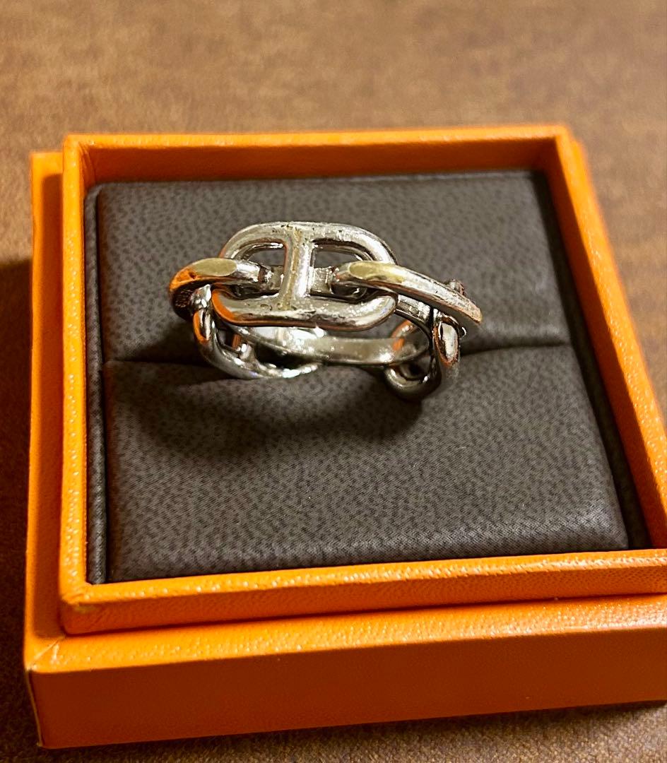 s*n様 【HERMES エルメス】スカーフリング90 レガート 箱無し シェー