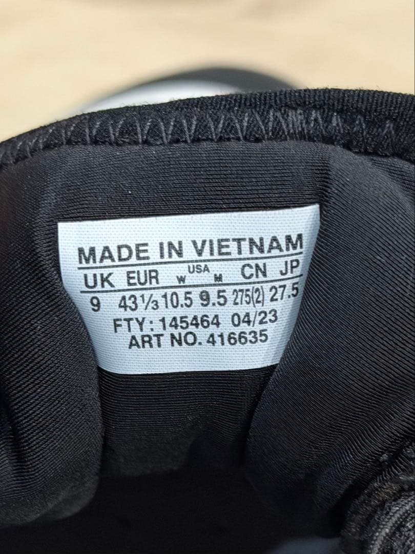 靴 Salomon XT-6 goretex 27.5cm Black/Ebony