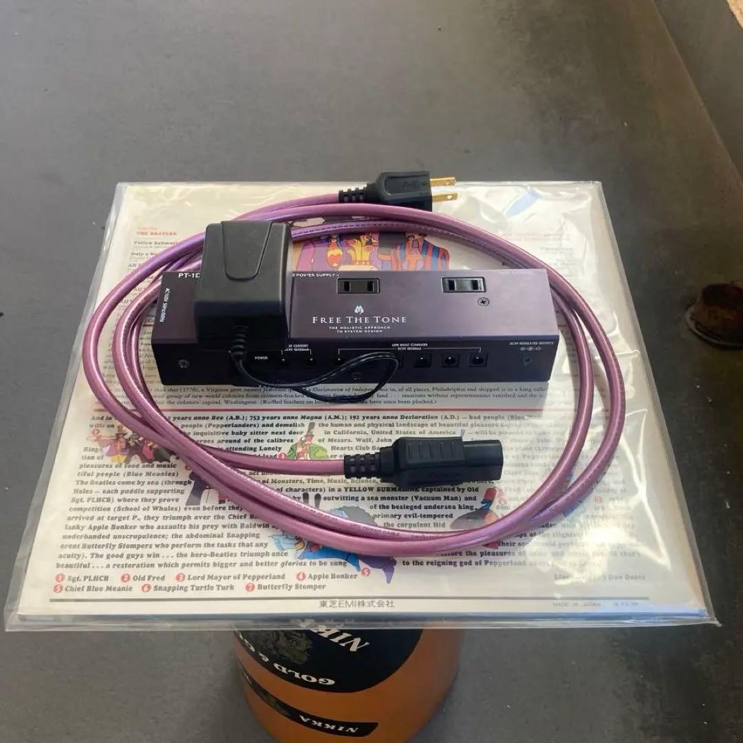 FREE THE TONE パワーサプライ PT-1D + オーテク電源ケーブル