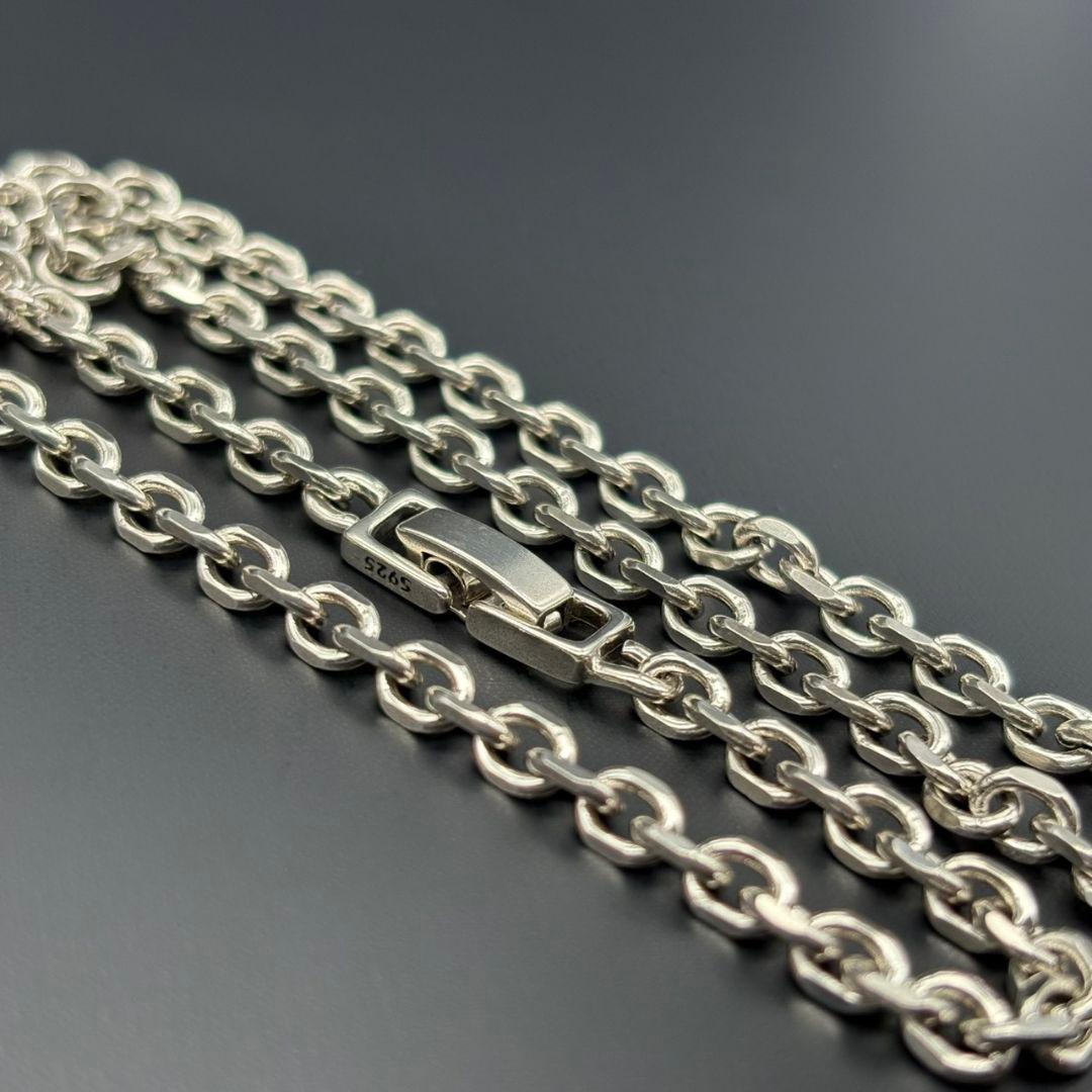 ヴィンテージ シルバー 925 S925 チェーン ネックレス 銀 シンプル