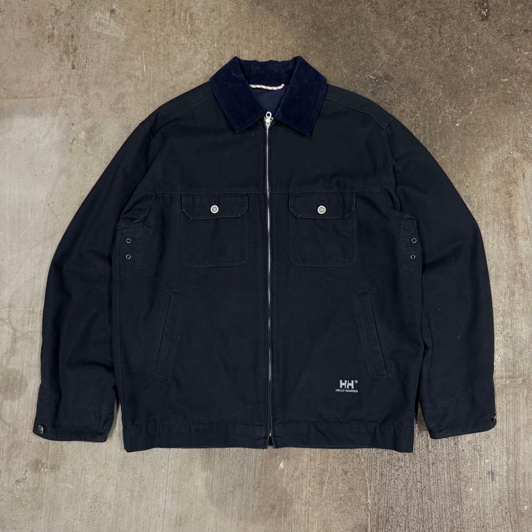 90's 00's y2k helly hansen トラッカー　ジャケット