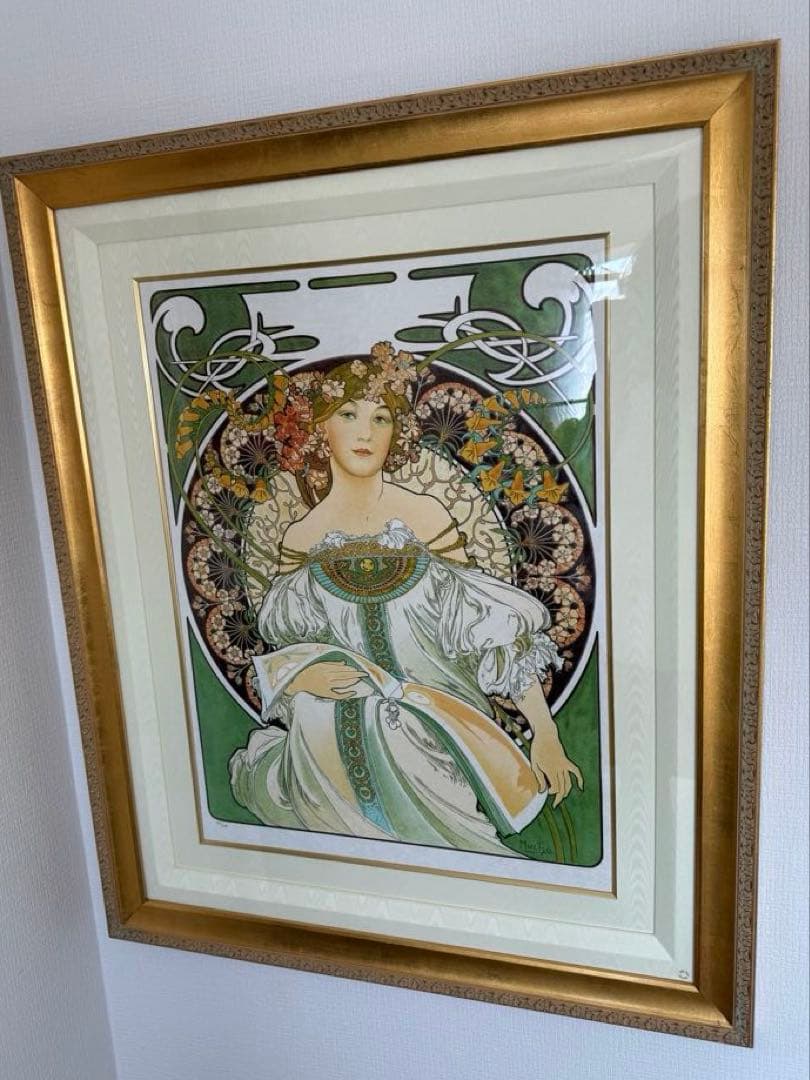美品　Alphonse Mucha 【夢想】　証明書2点あり