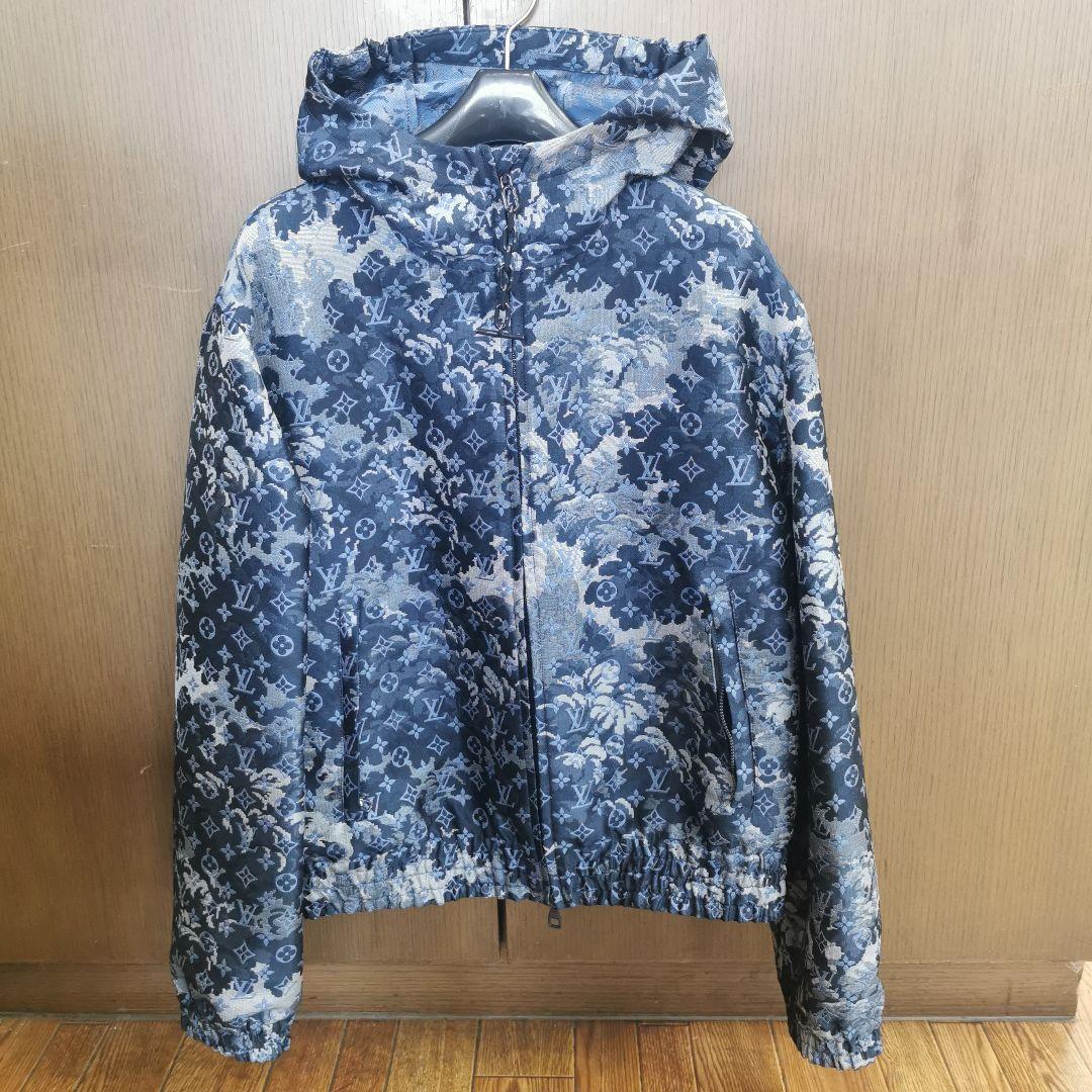 LOUIS VUITTON タペストリージャケットパーカー ネイビーサイズ48