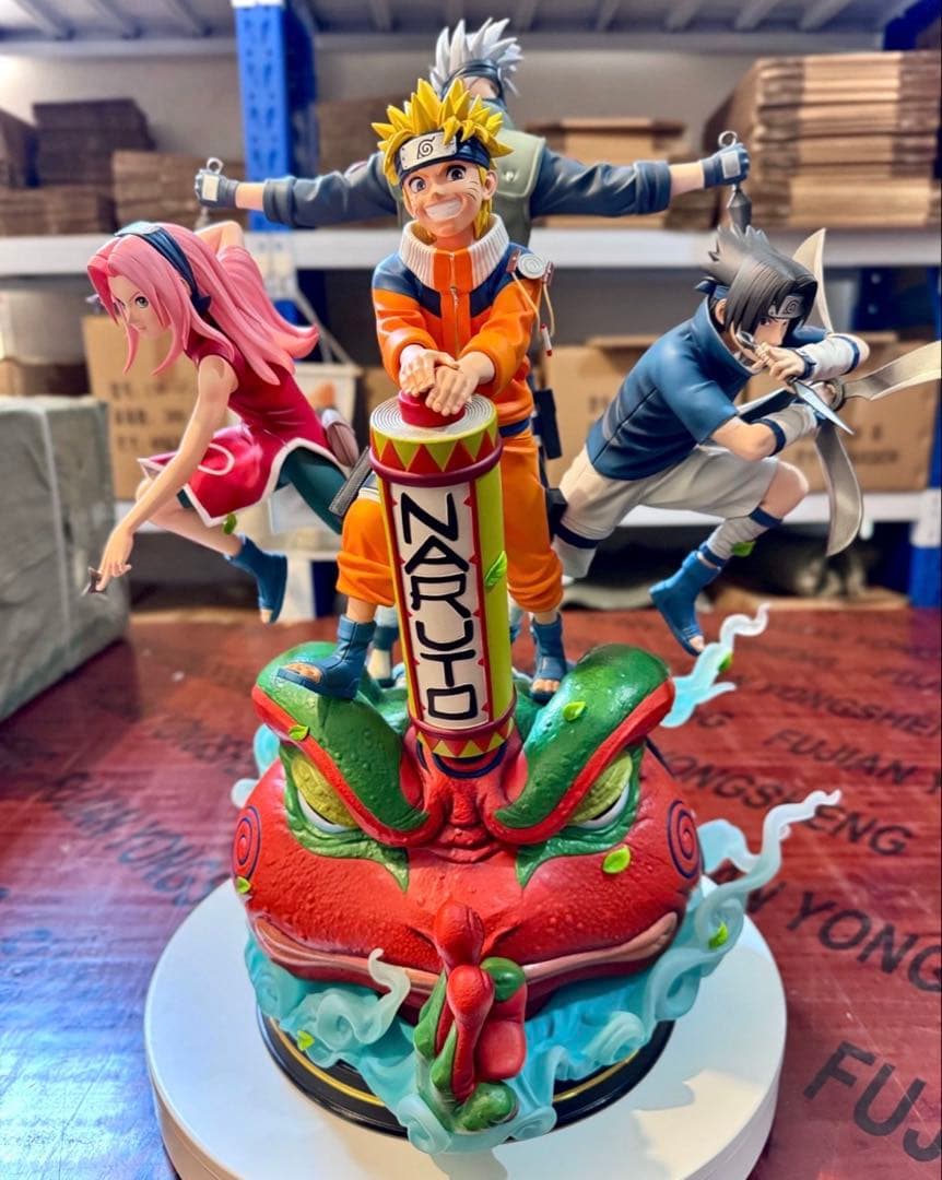 NARUTO ナルト 第七班 ガレージキット ガレキ スタチュー①