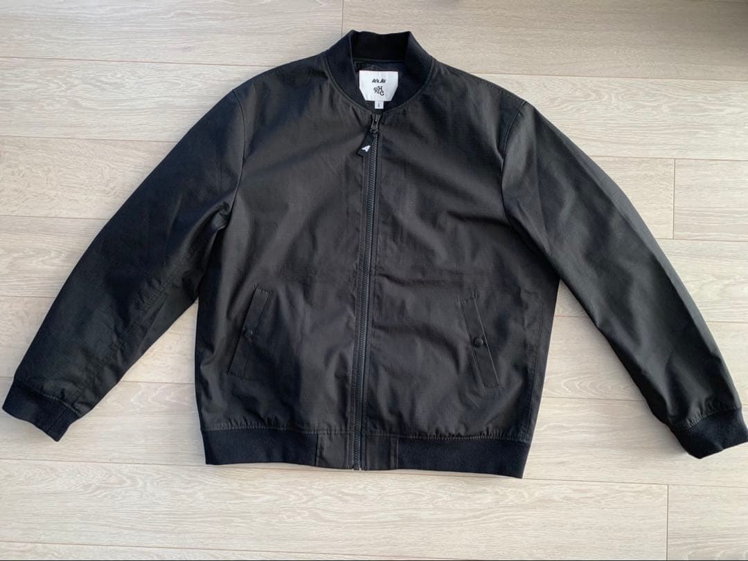 Ark Air ブラック ジップアップブルゾン Lサイズ