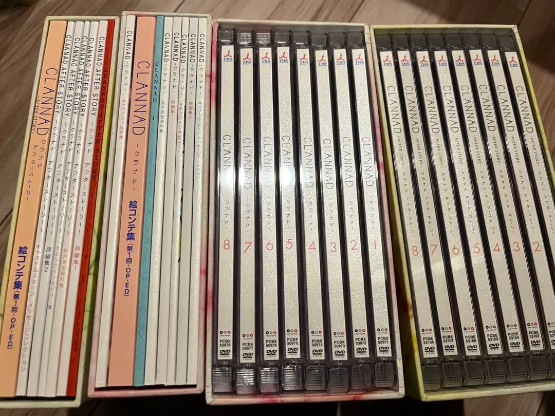 クラナド　DVD 一期二期　全巻セット　box付き