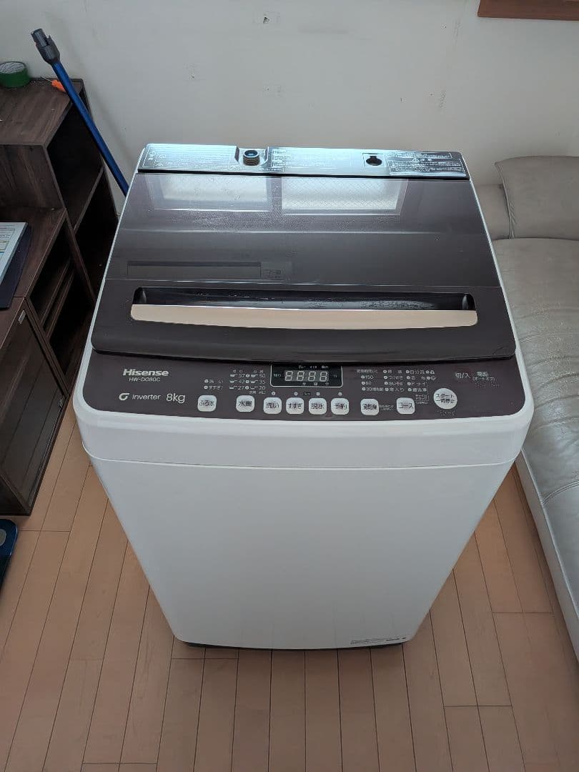 Hisense洗濯機　HW-DG80C（2022年製）