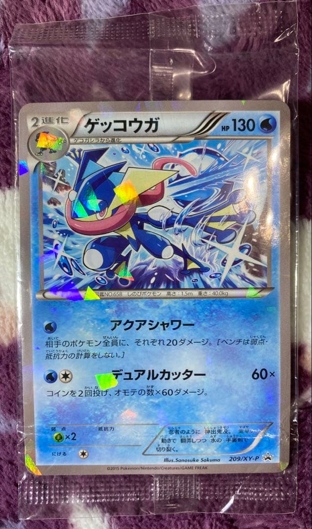 【未開封】ゲッコウガ　209/XY-P