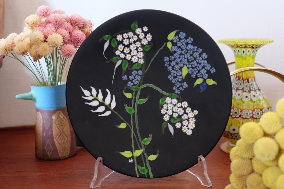 エルコーレモレッティ プレート ベネチアンガラス 江波冨士子/黒木国昭/藤田喬平 エルコーレモレッティ プレート ベネチアンガラス 江波冨士子/黒木国昭