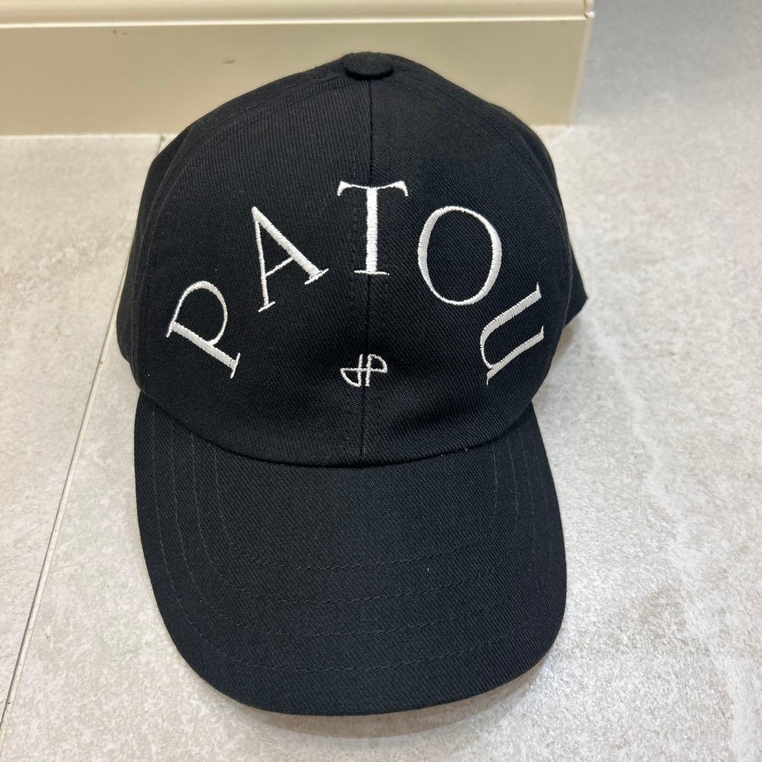 美品！パトゥ♡キャップ　黒 PATOU パトゥ コットン パトゥ キャップ (PATOU/キャップ