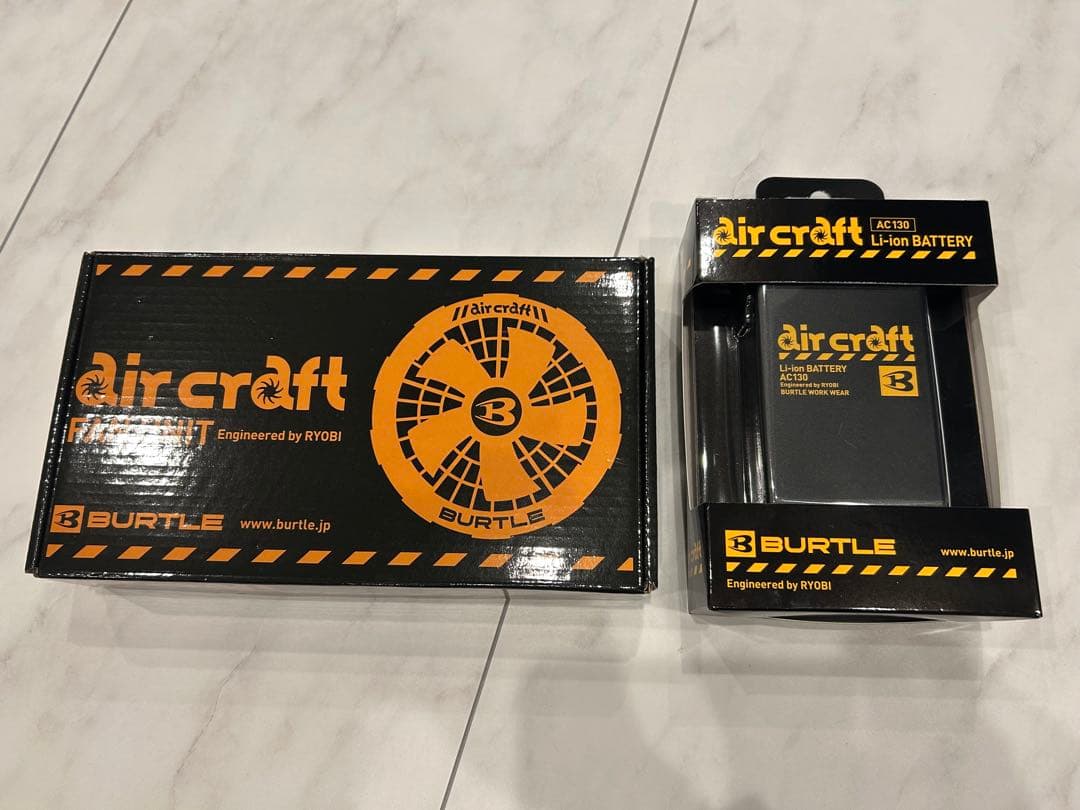 BURTLE バートル AC130バッテリー ファンユニット セット