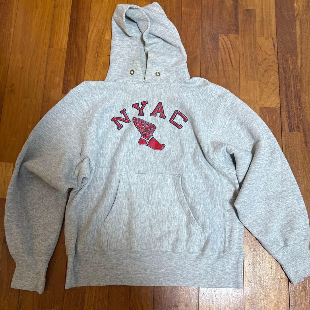 80s champion リバースウィーブ パーカー USA製 80s Champion Reverse Weave Sweat Hoodie 灰 S トリコタグ