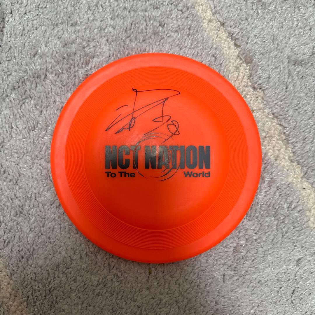 NCT NATION シャオジュン　サイン入りフリスビー