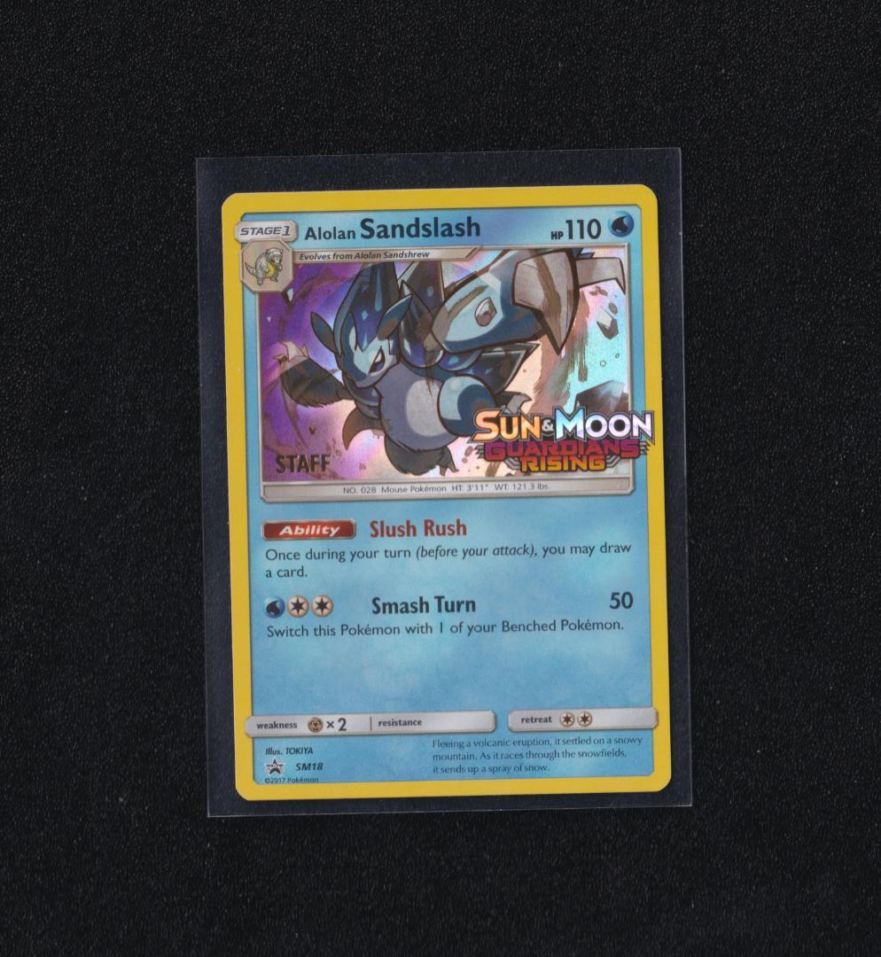 英版アローラのサンドパン プレリリース版STAFFプロモ