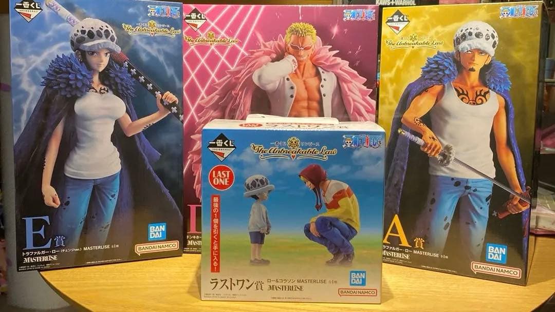 一番くじ ワンピース アンブレイカブル A賞 D賞 E賞 ラストワン賞 4個