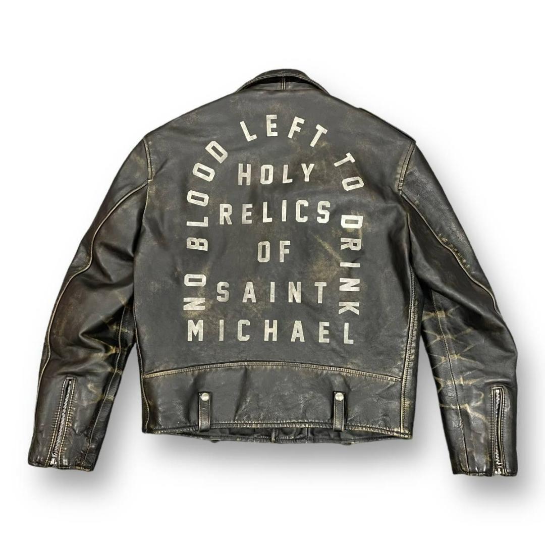 SAINT MICHAEL SCHOTT レザーライダース READYMADE