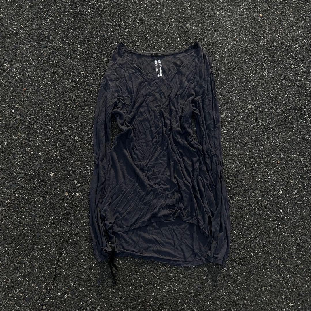 kmrii long tshirtお兄系 archive グランジ レア archive グランジ y2k 平成 お兄系 ロンT ナード - メルカリ