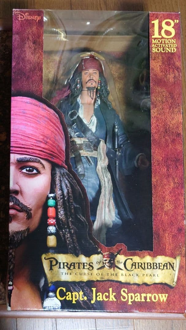 NECA パイレーツオブカリビアン　ジャックスパロウ　フィギュア