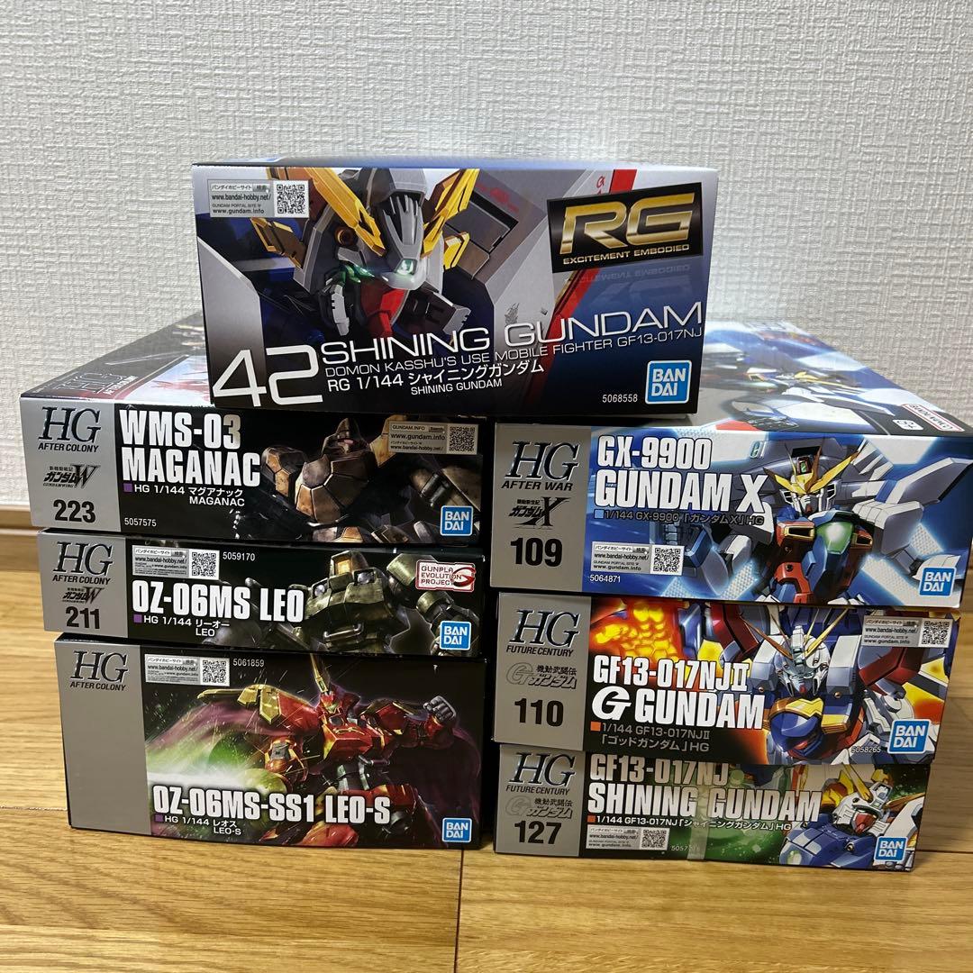 HGガンプラまとめ売り7点セット
