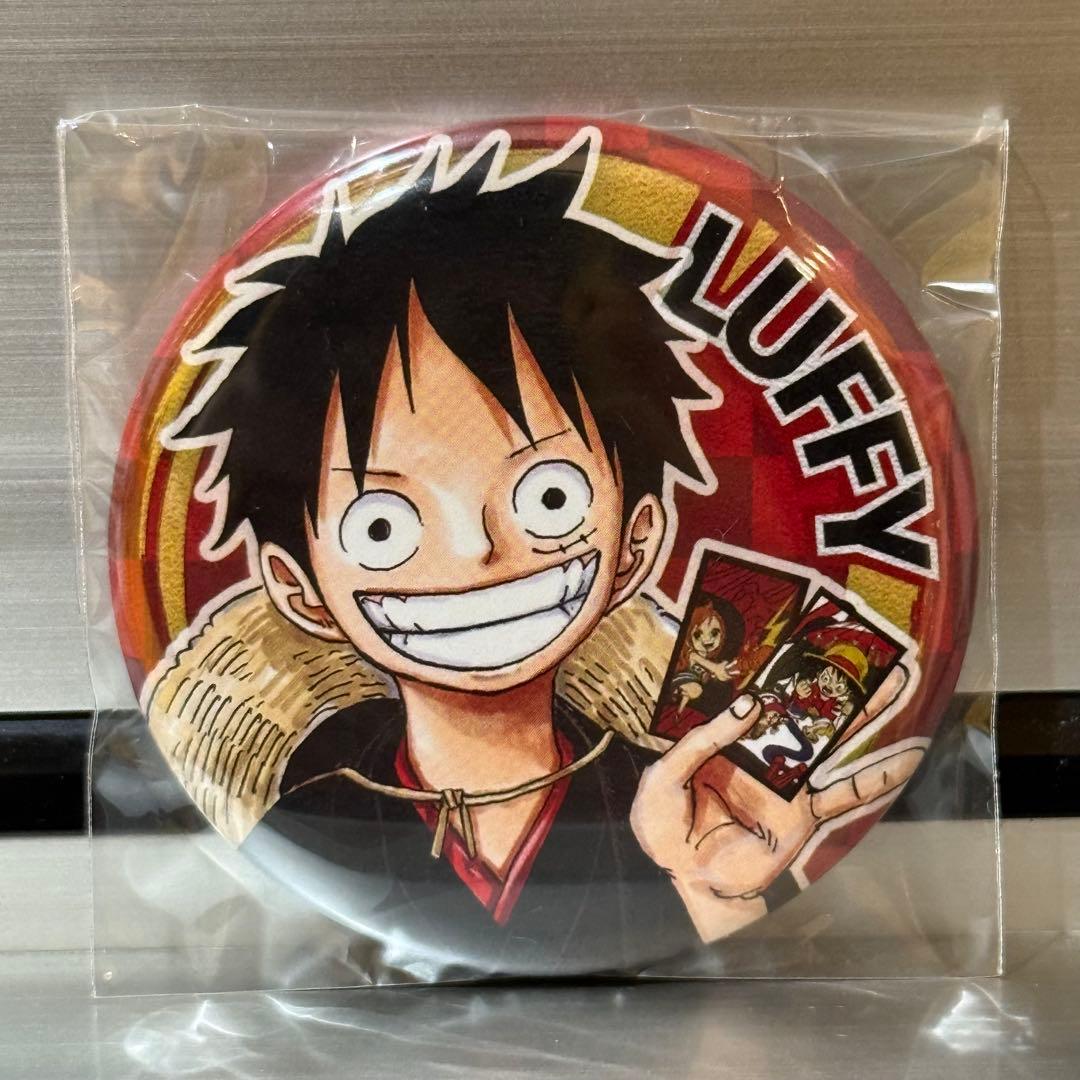 ワンピース　JF2019 花札　缶バッジ　ルフィ ONE PIECE(ワンピース)の『ONE PIECE』バースデイ缶バッジ モンキー・D