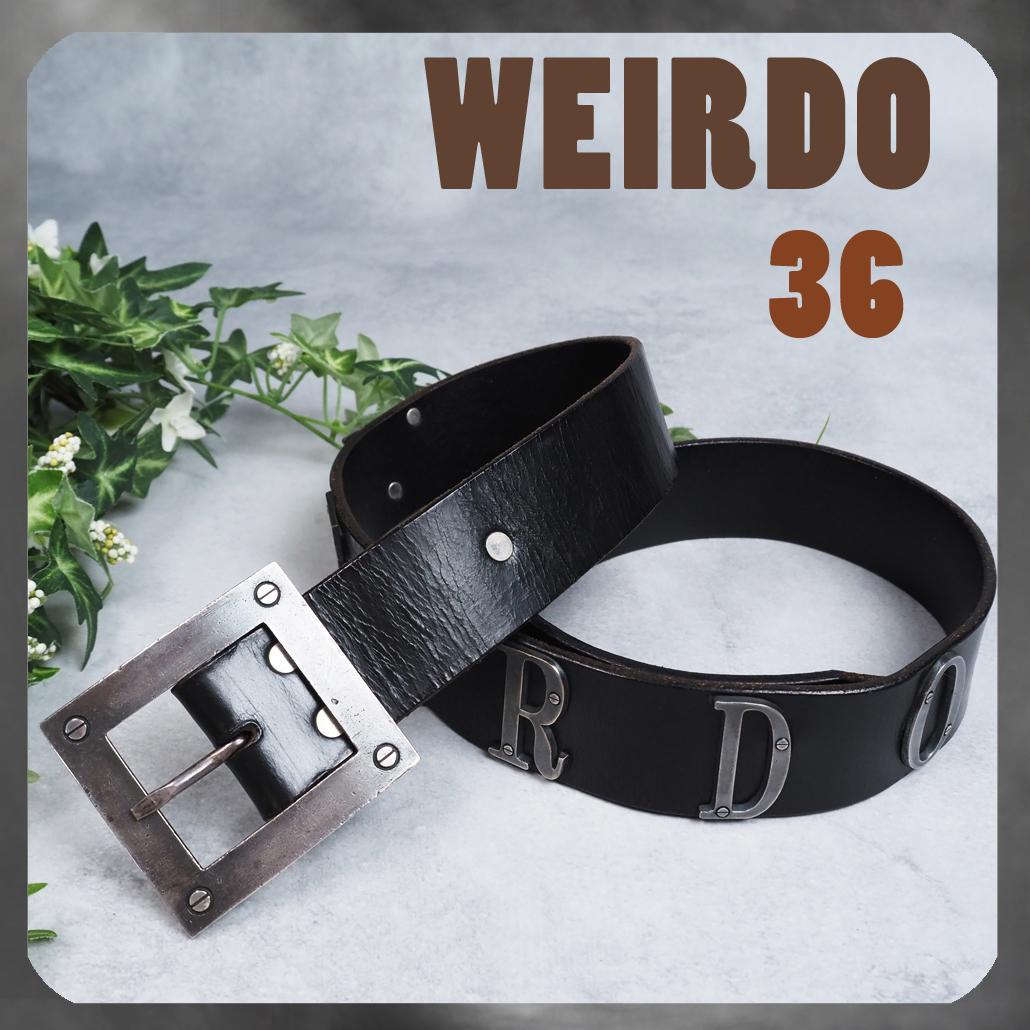 定価20万円 925シルバー 銀製 WEIRDO SIG WRD BELT 36