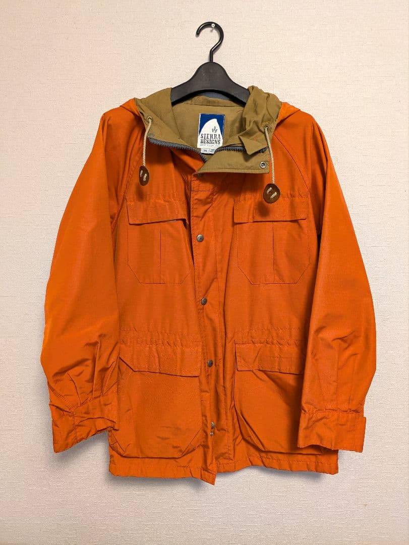 シェラデザイン　マウンテンパーカー　オレンジ　XS