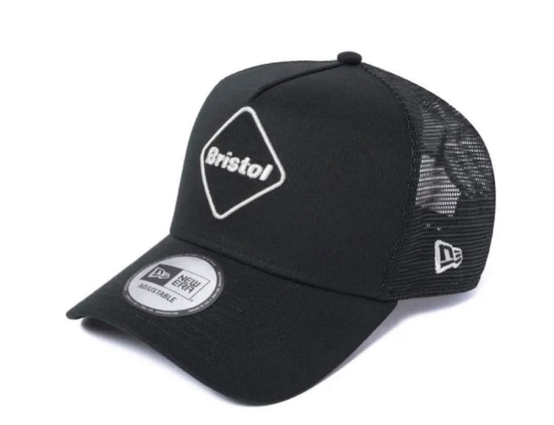 F.C.Real Bristol New Era メッシュキャップ ブラック