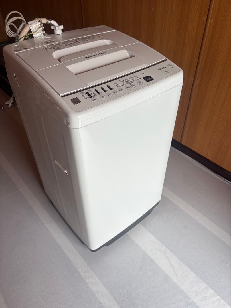よしそ 日立 7.0kg 全自動洗濯機 NW-Z70E7 2020年製