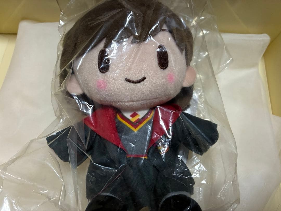 【タグ付き】ハリーポッター ふわぷちぬいぐるみ ハーマイオニー・グレンジャー 寮服姿のハリー、ハーマイオニー、マルフォイ！セガプライズ「ハリー
